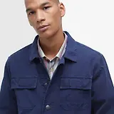 Thumbnail 6 of Barbour Men's Grindle Cargo Overshirt - Navy