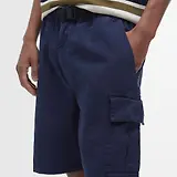 Thumbnail 6 of Barbour Men's Grindle Cargo Relaxed Shorts - Navy