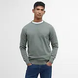 Thumbnail 2 of Barbour Men's Pima Crew Neck Jumper - Agave Green