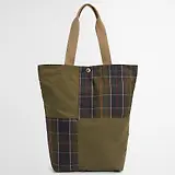 Thumbnail 12 of Barbour Transport Patchwork Tote Bag - Dusky Green