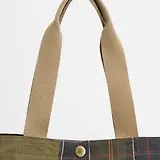 Thumbnail 5 of Barbour Transport Patchwork Tote Bag - Dusky Green