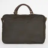 Thumbnail 4 of Barbour Wax Leather Briefcase - Olive