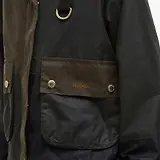Thumbnail 7 of Barbour Women's Alma Wax Jacket - Archive Olive/Black/Beech with Ancient Tartan