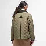 Thumbnail 4 of Barbour Women's Anise Quilted Jacket - Dusky Green/Ancient Tartan
