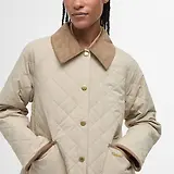 Thumbnail 5 of Barbour Women's Anise Quilted Jacket - Light Sand/Ancient Tartan