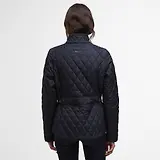 Thumbnail 4 of Barbour Women's Crawford Cavalry Quilted Jacket - Dark Navy/Ancient Tartan