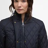 Thumbnail 5 of Barbour Women's Crawford Cavalry Quilted Jacket - Dark Navy/Ancient Tartan