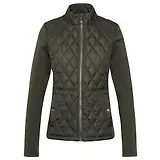 Thumbnail 1 of Barbour Women's Edda Quilted Sweat Jacket - Olive