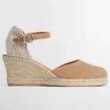 Thumbnail 2 of Barbour Women's Elder Wedge Espadrilles - Tan Suede
