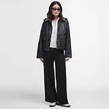 Thumbnail 3 of Barbour Women's Erma Wax Jacket - Black/Ancient Tartan