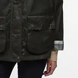 Thumbnail 6 of Barbour Women's Hollies Wax Jacket - Archive Olive/Ancient Tartan