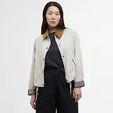 Thumbnail 2 of Barbour Women's Sofie Showerproof Jacket - Beige/Dress Tartan lining