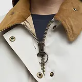 Thumbnail 8 of Barbour Women's Sofie Showerproof Jacket - Beige/Dress Tartan lining