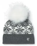 Thumbnail 1 of Holland Cooper Beatrice Beanie Bobble Hat -  Grey Marl Cream