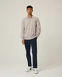 Thumbnail 3 of Peregrine Men's Beauford Made In England Polo Shirt - Light Grey