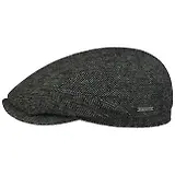 Thumbnail 1 of Stetson Belfast Driver Classic Wool Herringbone Flat Cap - Moss Green