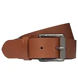 Thumbnail 1 of Belstaff Men's Calf Leather Roller Buckle Belt - Earth Brown