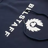 Thumbnail 2 of Belstaff Men's Cotton Fleece Signature Hoodie - Dark Ink