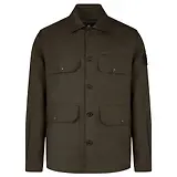 Thumbnail 1 of Belstaff Men's Tumbled Linen Forge Overshirt - Army Olive