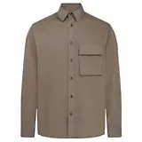 Thumbnail 1 of Belstaff Men's Garment Dye Cotton Scale Shirt - Surplus Green