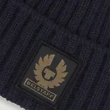Thumbnail 4 of Belstaff Men's Lambswool Watch Beanie Hat - Dark Navy