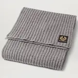 Thumbnail 3 of Belstaff Men's Lambswool Watch Scarf - Pale Grey Melange