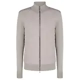 Thumbnail 1 of Belstaff Men's Merino Wool Kelbrook Zip Cardigan - Pumice