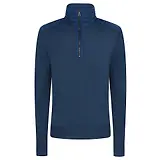 Thumbnail 1 of Belstaff Men's Merino Wool Kilmington Quarter Zip Jumper - Insignia Blue