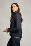 Thumbnail 4 of Holland Cooper Women's Boughton Diamond Quilt Jacket - Ink Navy