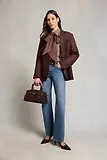 Thumbnail 8 of Holland Cooper Women's Burford Blouse - Coffee Gingham