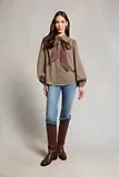Thumbnail 4 of Holland Cooper Women's Burford Blouse - Coffee Gingham