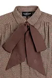 Thumbnail 9 of Holland Cooper Women's Burford Blouse - Coffee Gingham