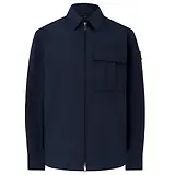Thumbnail 1 of Belstaff Men's Compact Technical Cotton Cargo Overshirt - Dark Ink