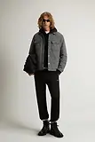 Thumbnail 3 of Woolrich Men's Wool Check Alaskan Shirt Jacket - Herringbone Grey