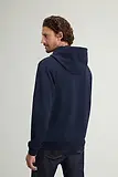 Thumbnail 4 of Woolrich Men's Cotton-Blend Interlock Hooded Sweatshirt - Melton Blue