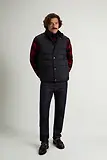 Thumbnail 3 of Woolrich Men's Crinkle Nylon Bering Quilted Vest - Melton Blue