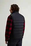 Thumbnail 4 of Woolrich Men's Crinkle Nylon Bering Quilted Vest - Melton Blue