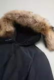 Thumbnail 3 of Woolrich Women's Ramar Cloth Arctic Parka with Detachable Fur Trim - Dark Navy