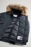 Thumbnail 2 of Woolrich Women's Ramar Cloth Arctic Parka with Detachable Fur Trim - Dark Navy