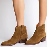 Thumbnail 2 of Penelope Chilvers Women's Cassidy Suede Cowboy Boots - Tan