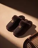 Thumbnail 2 of Holland Cooper Women's Classic Shearling Slippers - Chocolate