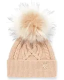 Thumbnail 1 of Holland Cooper Cortina Beanie Bobble Hat - Camel Champagne