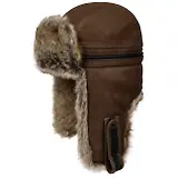 Thumbnail 1 of Stetson Cowhide Bomber Aviator Hat - Brown/Black