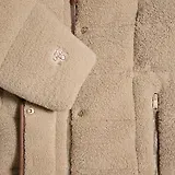 Thumbnail 8 of Holland Cooper Women's Crawford Padded Jacket - Natural Borg