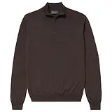 Thumbnail 1 of Oliver Sweeney Men's Curragh Jumper - Chocolate