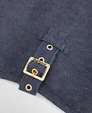 Thumbnail 8 of Barbour Denim Drywax Dog Coat - Indigo