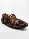 Thumbnail 10 of FitFlop Women's DELICATO Leopard Suede Mary Janes - Chocolate Mix