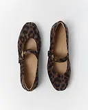 Thumbnail 8 of FitFlop Women's DELICATO Leopard Suede Mary Janes - Chocolate Mix
