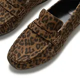 Thumbnail 3 of FitFlop Women's Delicato Suede Loafers - Leopard Print