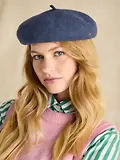 Thumbnail 3 of Joules Women's Amelie Adjustable Wool Beret Hat - Navy